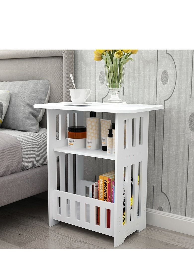 Generic FFD Square Coffee Table -Multi-Functional Small Side Table, Nightstand with Storage Shelf, Perfect for Bedroom, Living Room, and Bedside  - Image 3