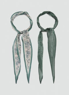 MANGO Set Of 2 Combined Scarves  - Image 1