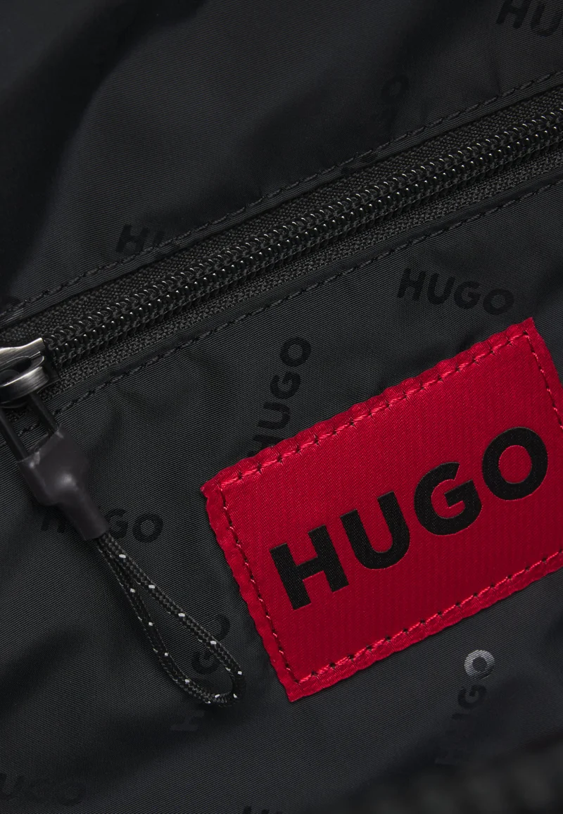 HUGO Black Lightweight holdall with 3D logo patch for Men | Best Price UAE