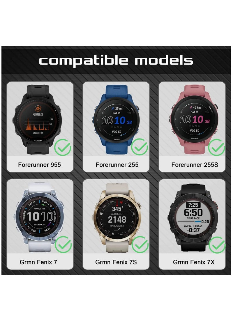 Captaintech USB C& Micro Female to Garmin Watch Charger Connector Male, Charging Adapter Accessories for Garmin Fenix 7 7X 5s 6 6X/Instinct 2/Venu/Vivoactive 4/Forerunner 955 255 255s, 2pcs  - Image 2