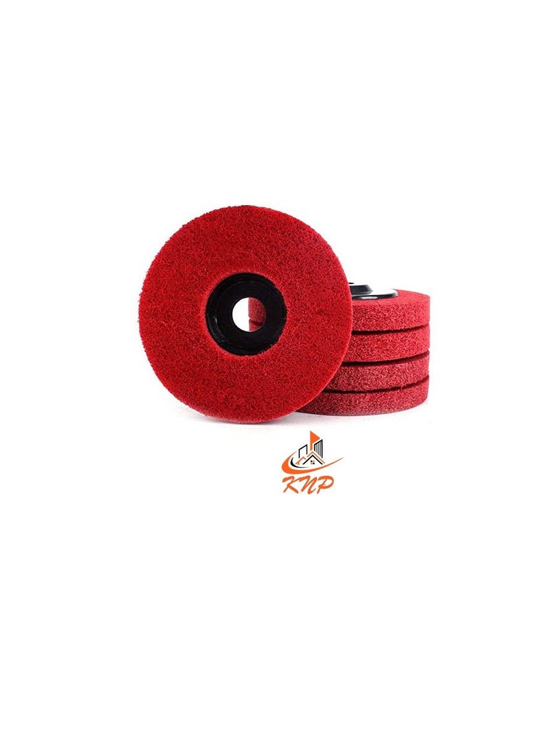 KNP Buffing Disc 4.5" - Red  - Image 3
