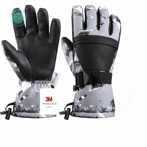 Pnosnesy Ski Gloves Warmest Waterproof and Breathable Snow Gloves for Cold Weather Fits Both Men Womenfor Parent Child Outdoor - Image 1
