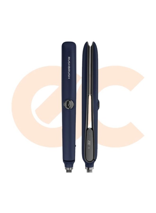 فرشاة الشعر الكهربائية X6 Rush Brush – ألواح سيراميك تورمالين، حرارة قابلة للتعديل، تسخين سريع، تصميم خفيف ومريح