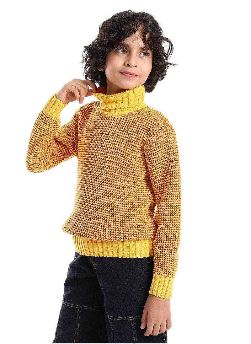 Caesar - Wool Boys Pullover With Multi Design - Image 1