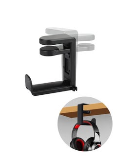 Multifunctional Headphone Holder, Punch-Free Headphone Stand, Suitable for Various Types of Gaming Headsets and Controllers