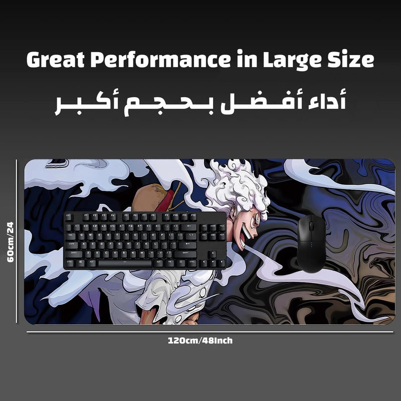 وسادة ماوس للألعاب كبيرة ممتدة - تصميم لوفي (60 × 120 سم) - Image 4