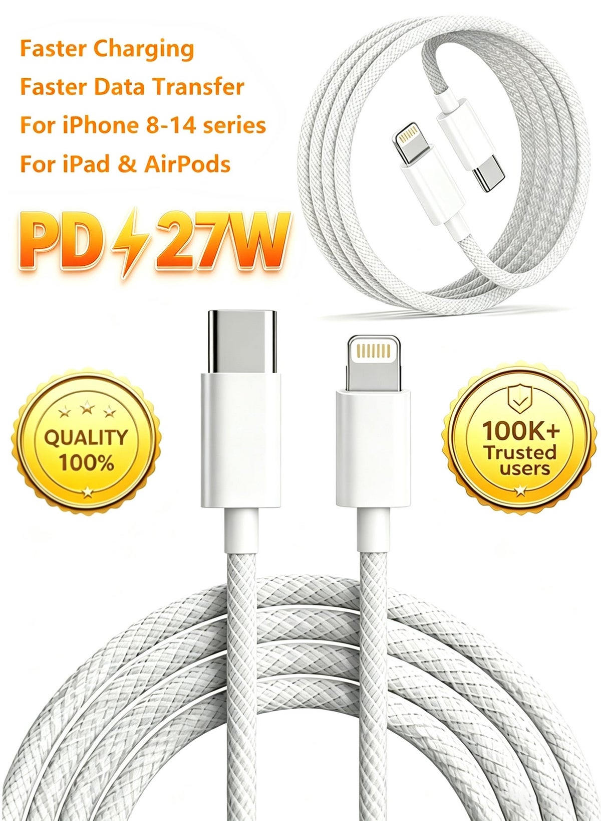 boae Boae usb-c To Lightning iPhone Charging Cable usbc 1 M 27W ZDF47E50208D57CED5A96Z