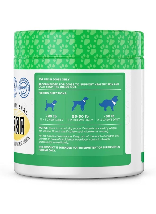 Nutricost Pets Skin And Coat Support Soft Chews For Dogs (Beef Flavored) - Image 2