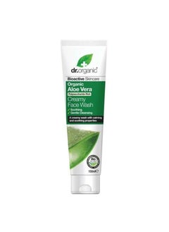 dr.organic Dr. Organic Bioactive Skincare Organic Aloe Vera Creamy Face Wash White 150ml  - Image 1