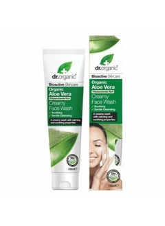 dr.organic Dr. Organic Bioactive Skincare Organic Aloe Vera Creamy Face Wash White 150ml  - Image 2