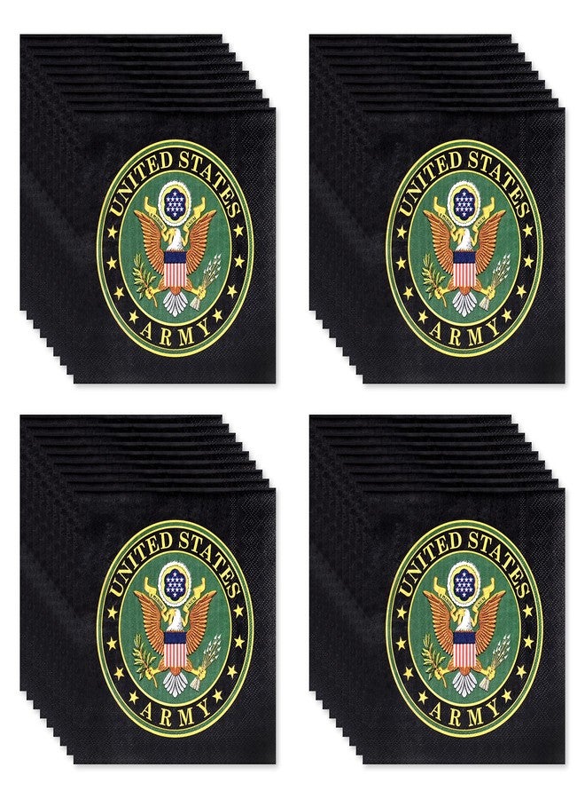 Havercamp U.S. Army Luncheon Napkins (32 pcs.)! 32 U.S. Army Lg. Napkins printed in the Officially Licensed United States Army Seal. Pair with party items in the Havercamp Military Collections! by Havercamp. - Image 4