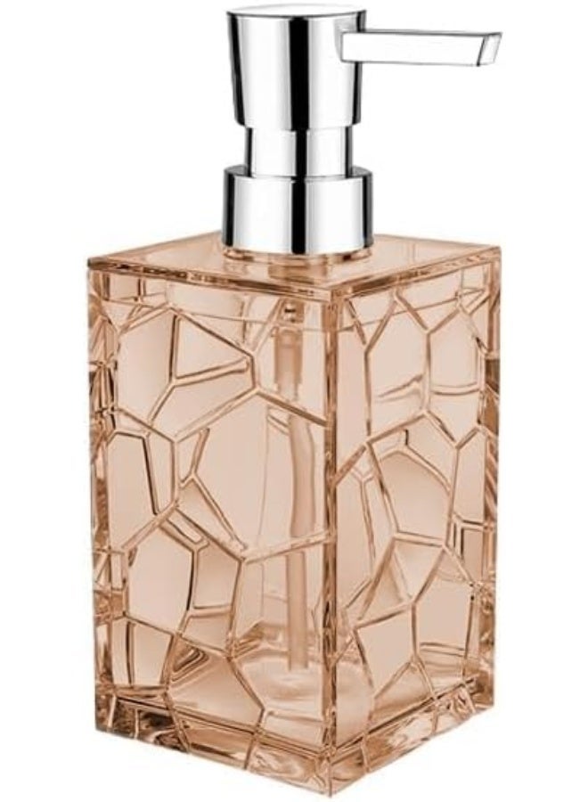 ECVV Soap Dispenser Pump | Acrylic Liquid Handwash Soap Dispenser Pump | Bathroom Shampoo Dispenser Countertop Soap Dispenser Refillable Hand Washing Container Soap Dispenser Bathroom Multi - Image 1