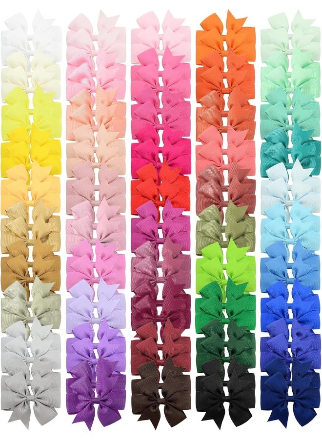 choicbaby Choicbaby 3 Inch Hair Bows for Girls Grosgrain Ribbon Toddler Hair Accessories with Alligator Clip Bow for Toddler Girls Baby Kids Teens Gift  - Image 1