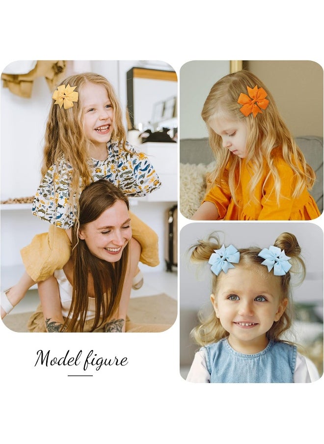 choicbaby Choicbaby 3 Inch Hair Bows for Girls Grosgrain Ribbon Toddler Hair Accessories with Alligator Clip Bow for Toddler Girls Baby Kids Teens Gift  - Image 5
