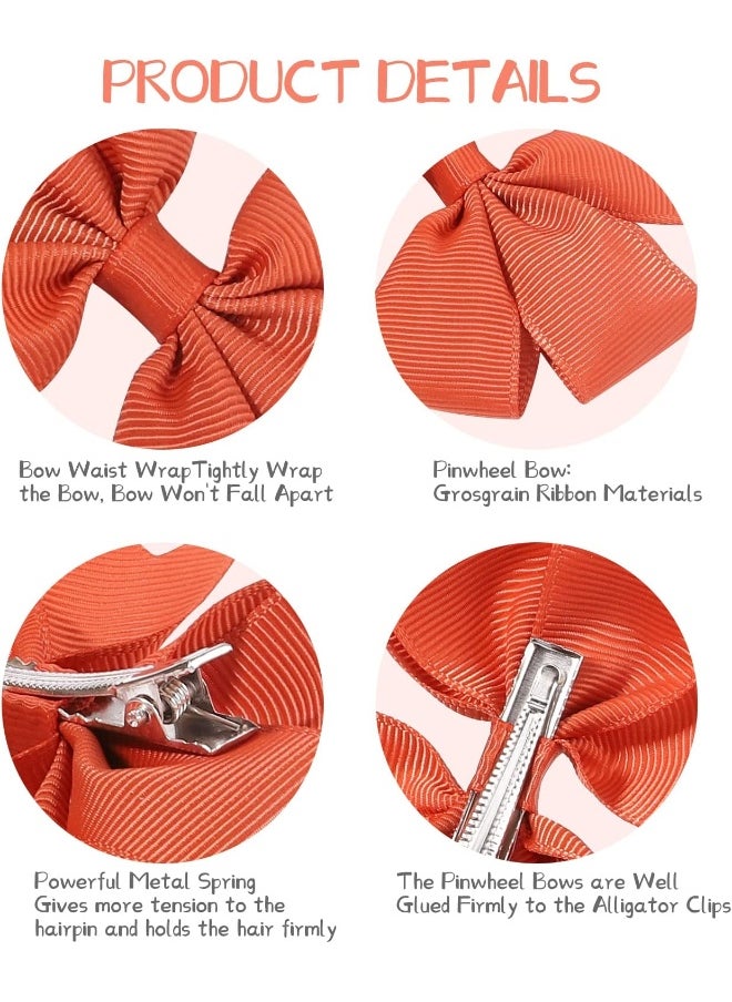 choicbaby Choicbaby 3 Inch Hair Bows for Girls Grosgrain Ribbon Toddler Hair Accessories with Alligator Clip Bow for Toddler Girls Baby Kids Teens Gift  - Image 3