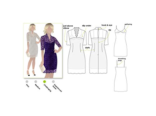 Style Arc Sewing Pattern - Alisha Dress (Sizes 18-30) - Image 5