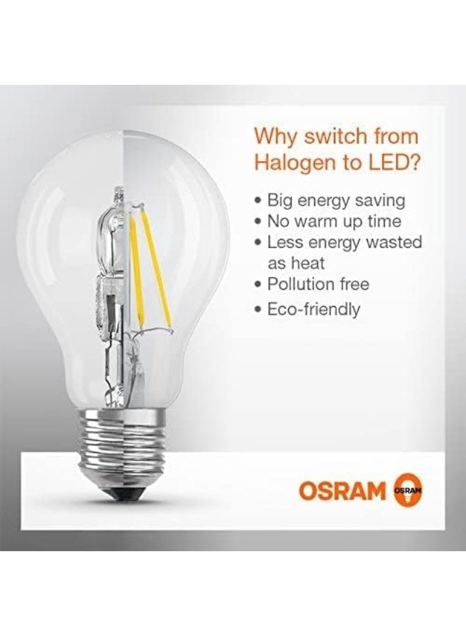 Osram LED Bulb E14 Filament Warm White 2700K 4W Classic B 40 Clear Light Non Dimmable Pack Of 10 - Image 4