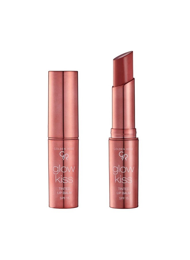 جولدن روز مرطب الشفاه الملون جلو كيس من جولدن روز كوزماتيكس بعامل حماية من الشمس 15، تركيبة نباتية (لاتيه الفانيليا) - Image 3