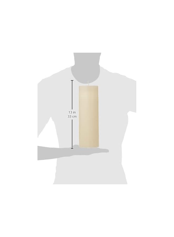 The Bros Pillar Candle 4x12in Ivory - Image 4