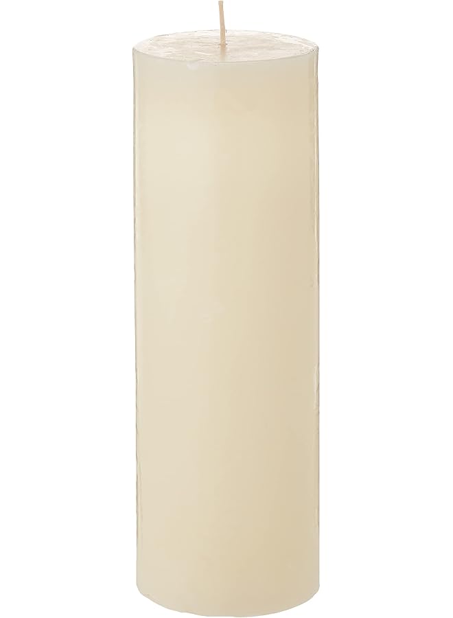 The Bros Pillar Candle 4x12in Ivory - Image 1