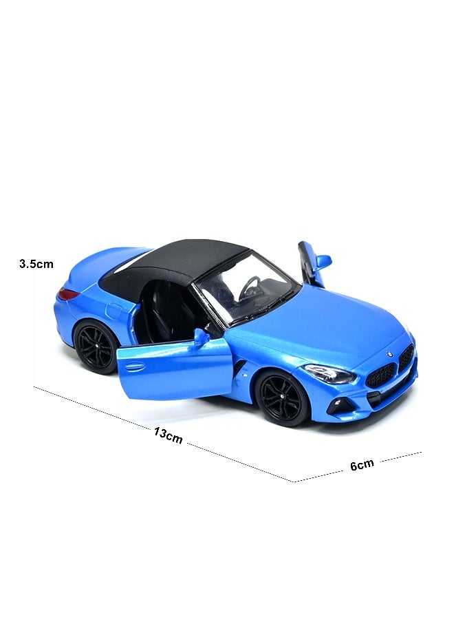 Kinsmart 1:34 Scale Door Openable Pull Back Action BMW Z4 Convertible Diecast Metal Alloy Toy Car - Image 3