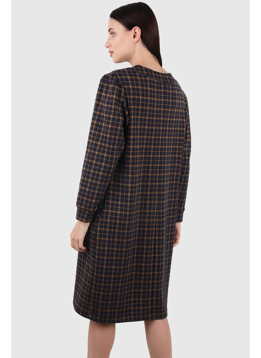 الكسندر جاردي Midi Length Brooch Dress (B20-155406)