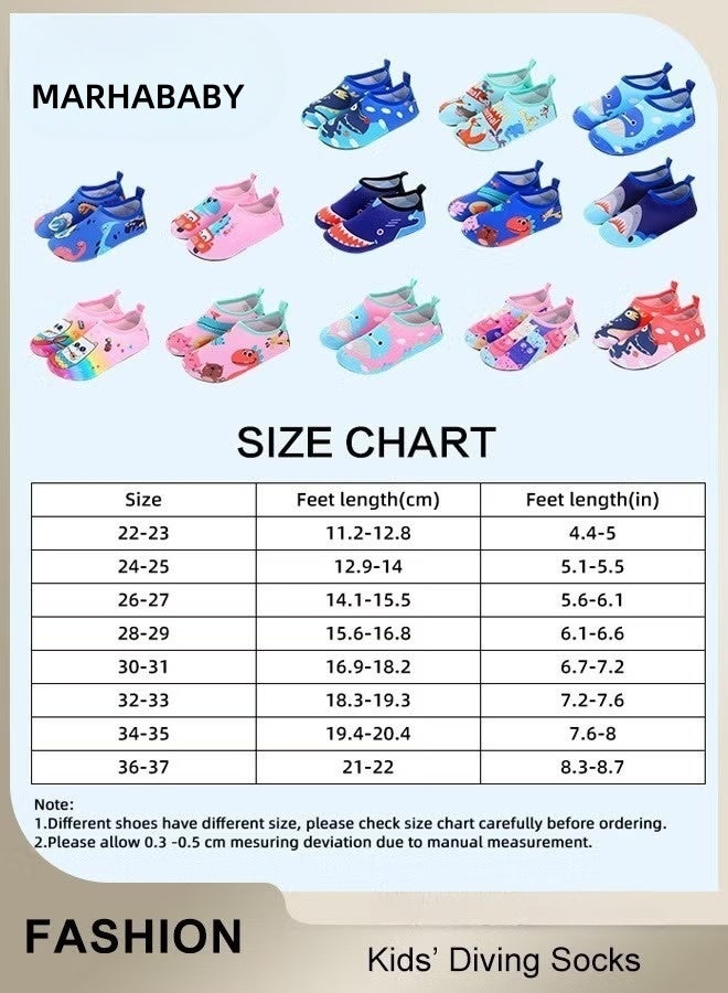مرحبا بيبي الأطفال أحذية الماء جوارب الشاطئ، الأطفال الأطفال الأطفال الأطفال الفتيات الأولاد حافي القدم، سريع -جاف غير انزلاقي جوارب السباحة، سريع -جاف غير انزلاقي جوارب الغوص، الأحذية الرياضية للأطفال في الشاطئ حوض السباحة المياه الحديقة - Image 3