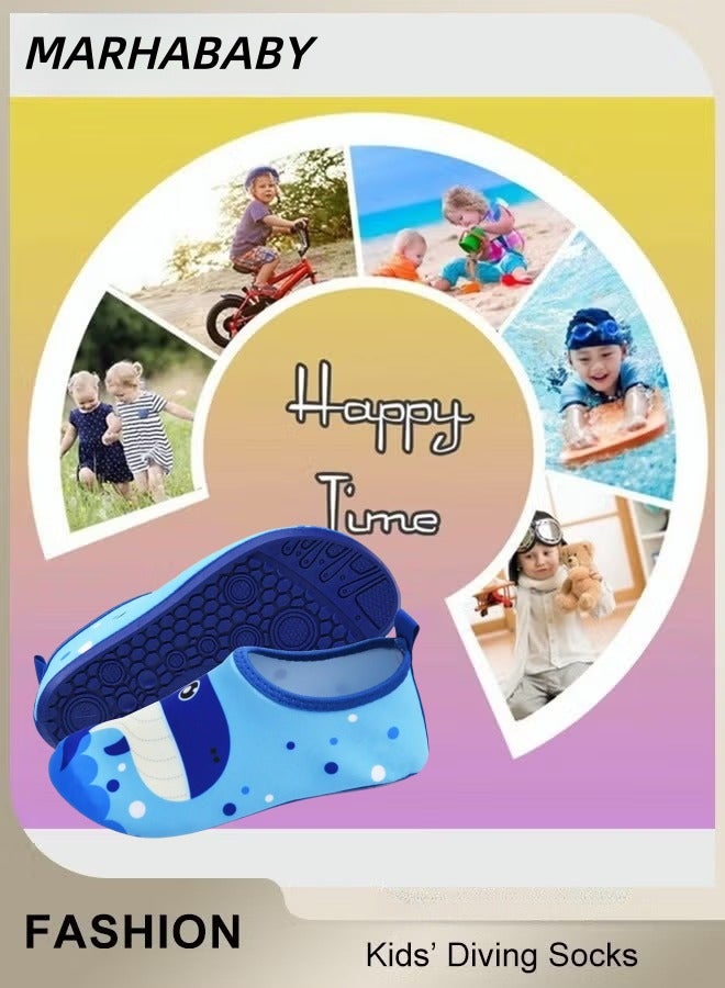 مرحبا بيبي الأطفال أحذية الماء جوارب الشاطئ، الأطفال الأطفال الأطفال الأطفال الفتيات الأولاد حافي القدم، سريع -جاف غير انزلاقي جوارب السباحة، سريع -جاف غير انزلاقي جوارب الغوص، الأحذية الرياضية للأطفال في الشاطئ حوض السباحة المياه الحديقة - Image 4