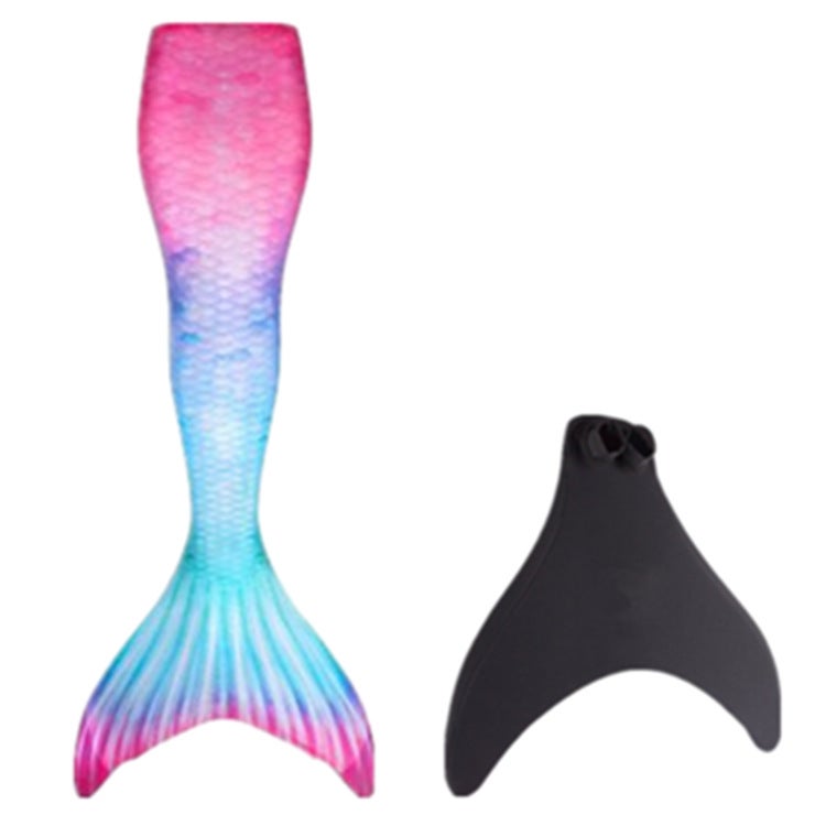 general Kids and Adult Mermaid Tail Swimming Costume Polyester Print Design - Image 1