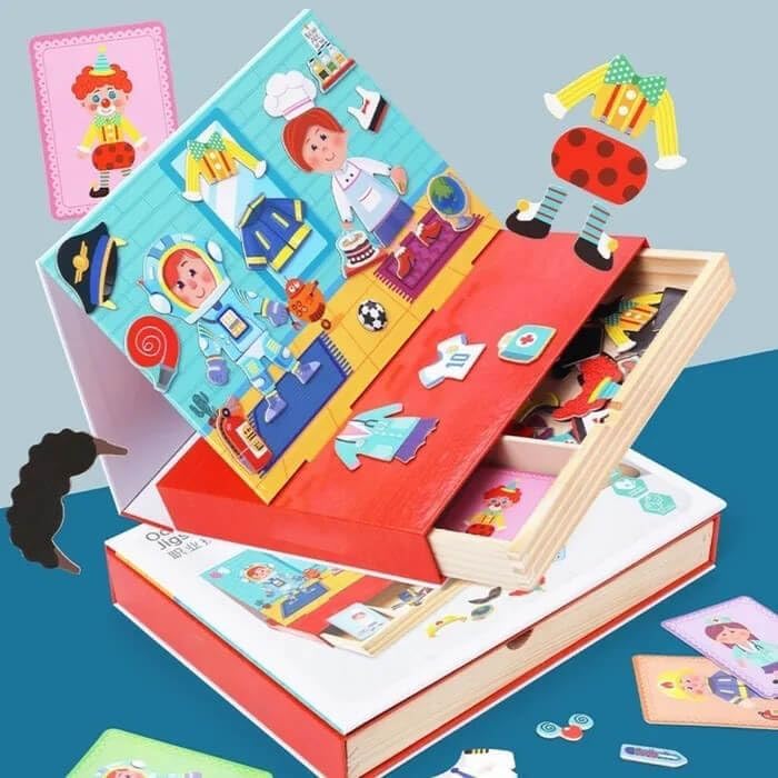 EDUTREE Career Dress-Up Puzzle – Wooden Job Role Dress-Up Toy for Toddlers – Fun and Educational Puzzle Game in Drawer Box for Kids Age 3-5 - Image 5