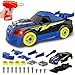 Pup Go Take Apart Toy Racing Car for Kids Age 3 Year Old 2 in 1 Build Your Own Car with Realistic Sounds  Lights Construction Vehicle Toys with Electric Drill Ideal Gitfs for Boys4 Spare Screws - Image 4