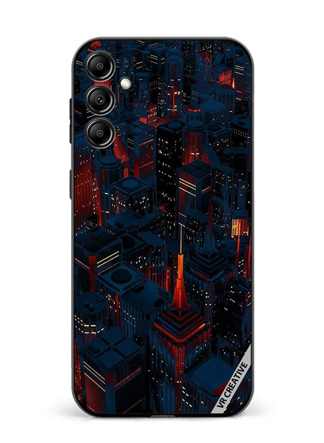 VR CREATIVE Protective Case Cover For Samsung Galaxy A34 Dark City Design Multicolour - Image 1