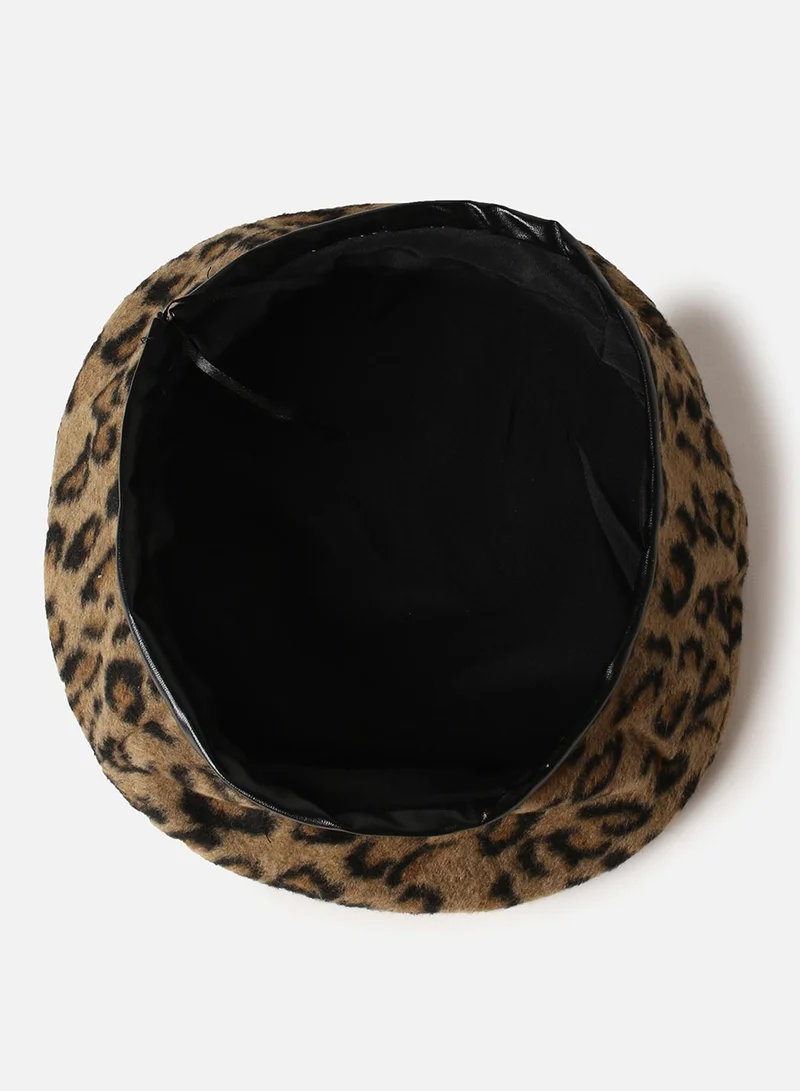 Haute Sauce Animal Printed Stylish Hat