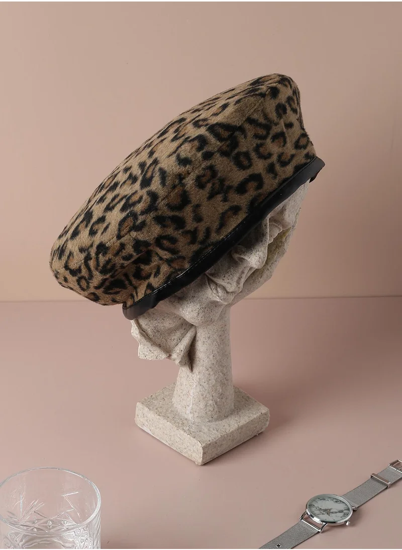 Haute Sauce Animal Printed Stylish Hat