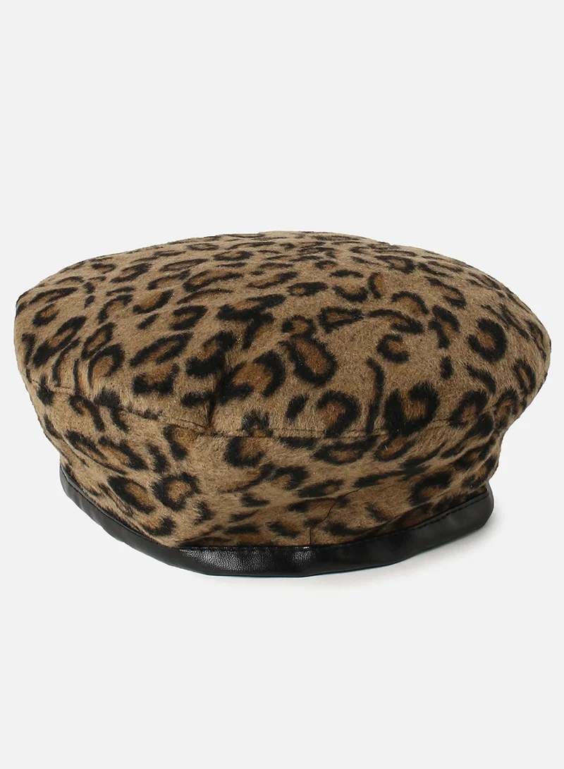 Haute Sauce Animal Printed Stylish Hat