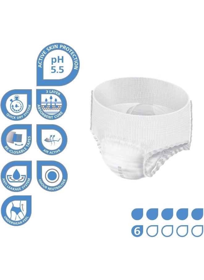 Molicare Adult Diaper Pants, MoliCare Premium Mobile, Diapers pants for adult incontinence, Unisex, Extra Large, 6 drops, 14 pieces/pack  - Image 3