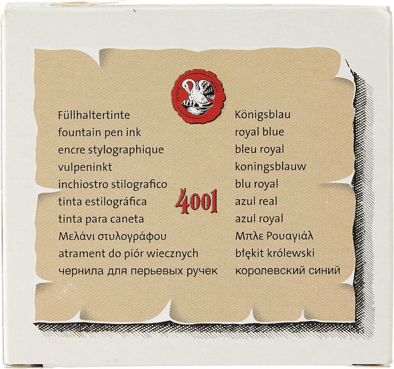 Pelikan 4001 Historical Bottled Ink For Fountain Pens, Royal Blue, 62.5Ml, 1 Each (340299) - Image 2