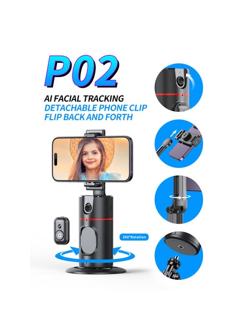 Smart AI Face Recognition Phone Holder p02 upgrade