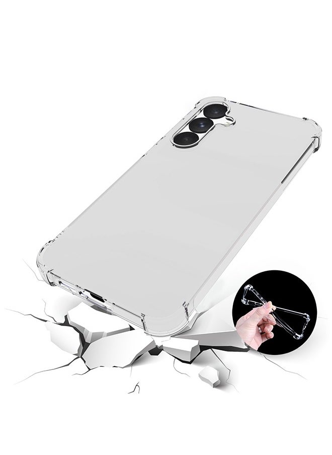 Generic Anti-Falling Protective Case For Samsung Galaxy A55 5G Soft Silicone TPU Original Shockproof Absorbent Reinforced Corner Back Cover Samsung Galaxy A55 5G Clear  - Image 3