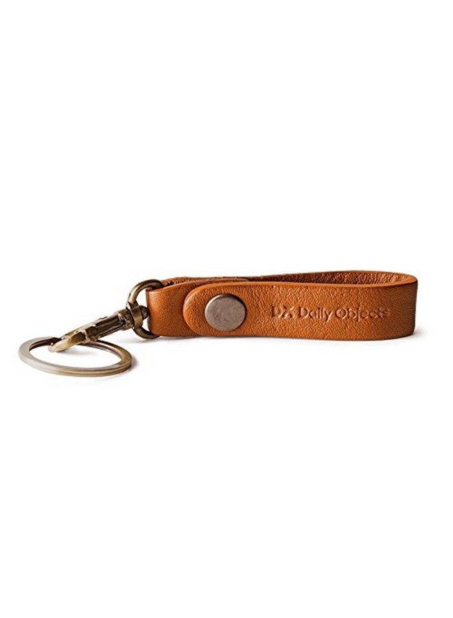 Dailyobjects Real Leather Key Chain Colour- Tan - Brown - Image 2