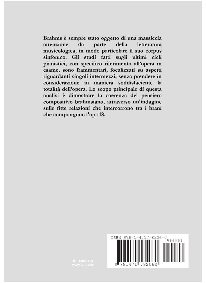 null - Johannes Brahms 6 Klavierstücke op.118 Saggio di analisi - Image 1