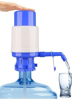 DLC Hand Pressure Pump Drinking Water Dispenser Blue-White  - Image 1
