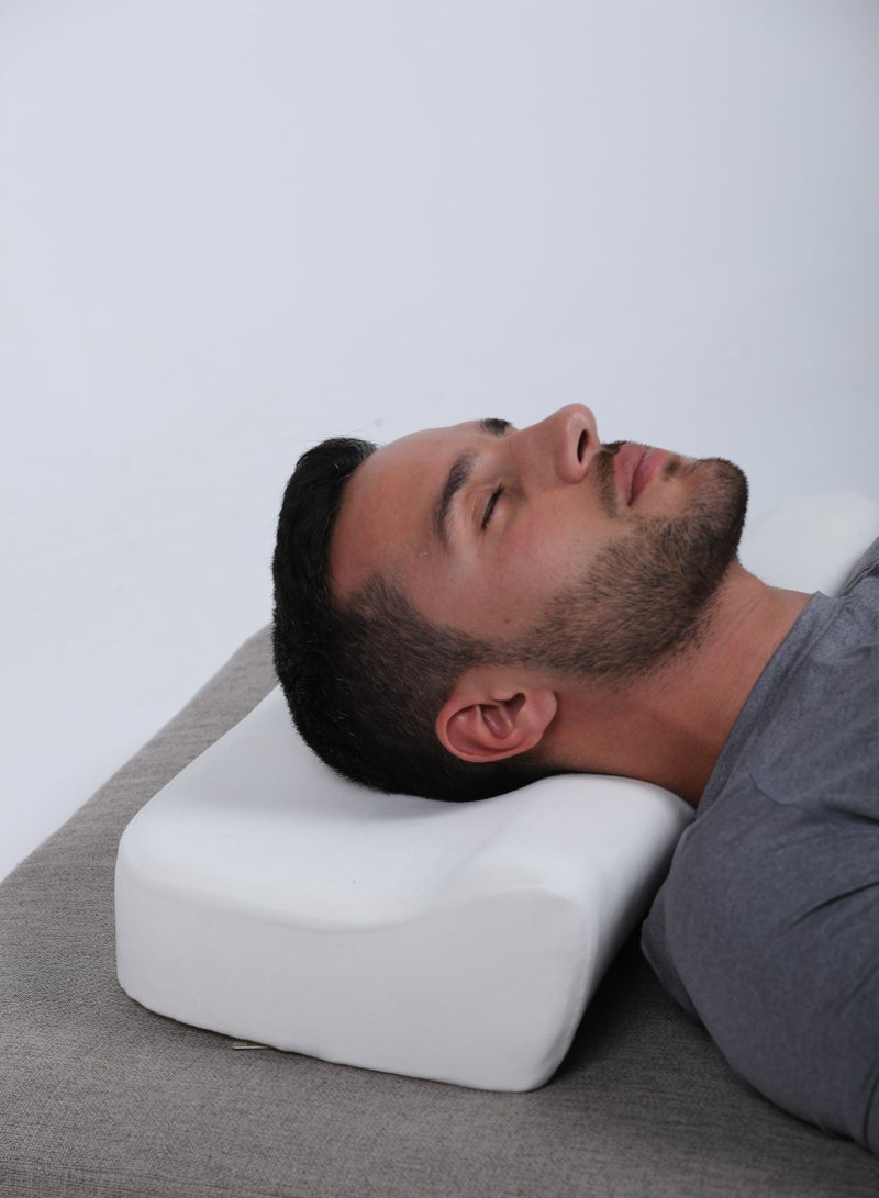 موف مخده ميمورى فوم لنوم اكثر راحه - أبيض - Image 5