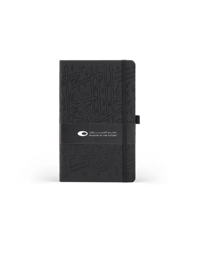 Museum of the Future CALLIGRAPHY OUTLINE NOTEBOOK | DARK