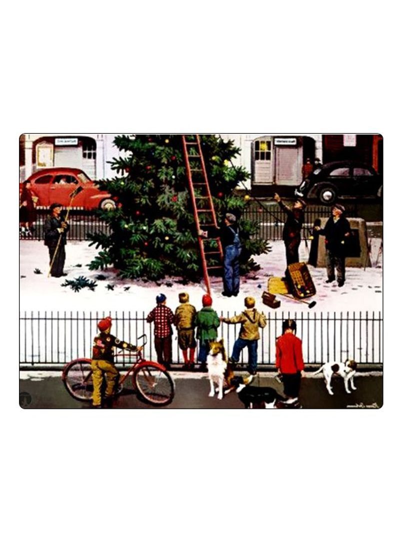 RKN Printed Anti-Slip Gaming Mouse Pad Multicolour