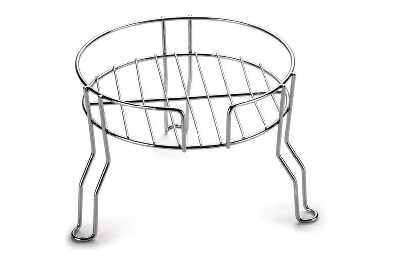 VIGNESHGENIX Stainless Steel Matka Stand for Water Pot Can| Matki/Ghada/Pot Stand for Kitchen | Plant Pot Steel Holder/Rack (22 x 22x 16 cm)  - Image 1
