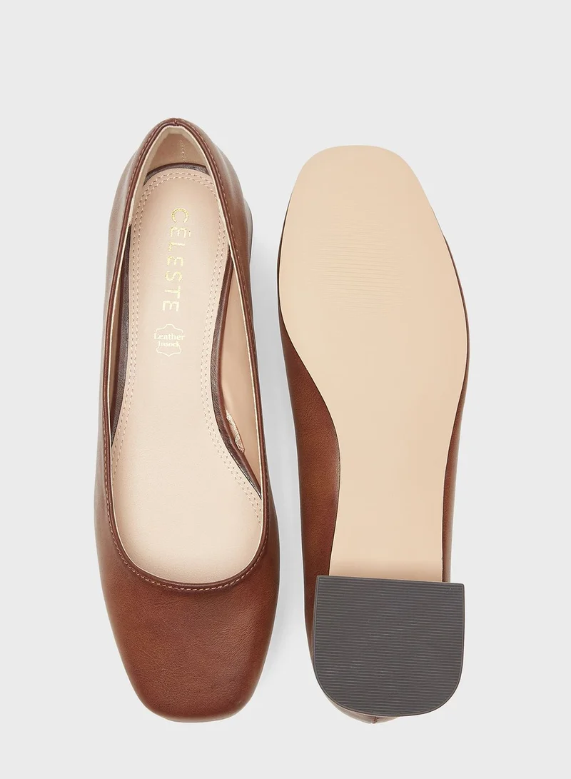 Celeste Block Heel Pumps