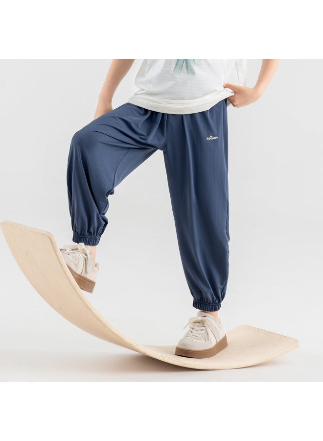 Cool Mosquito-repellent, Breathable & Refreshing】boys' Sport Pants 2025 Summer Kids' Simple Versatile Casual Trousers - Image 4