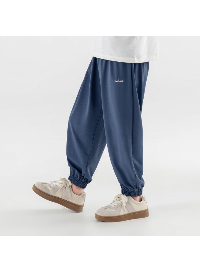 Cool Mosquito-repellent, Breathable & Refreshing】boys' Sport Pants 2025 Summer Kids' Simple Versatile Casual Trousers - Image 5