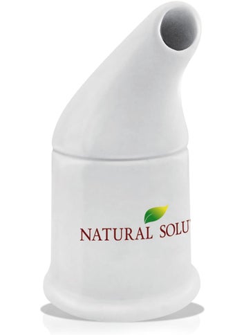 Natural Solution Natural Solution Ceramic Pink, Cleans The Respiratory System Great for Allergy, Asthma Relief, and Other Respiratory Conditions , Salt Inhaler, 1 Count 